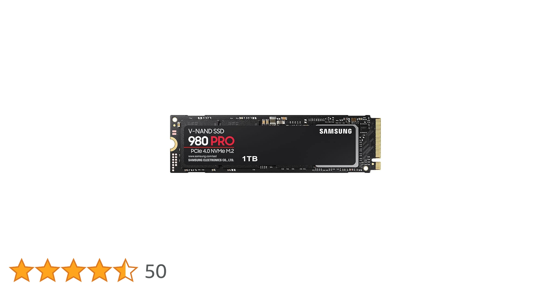 Amazon | SAMSUNG 980 PRO MZ-V8P1T0B/IT PCIe Gen 4.0 x4